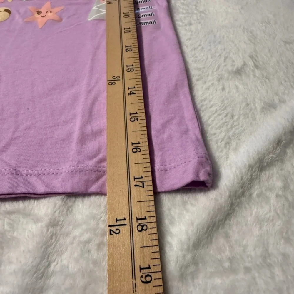 Next Level 360 Chicago T-Shirt Kids XS Purple Kawaii Graphic Souvenir Tee